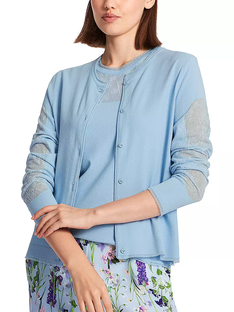 MARC CAIN Strickjacke hellblau
