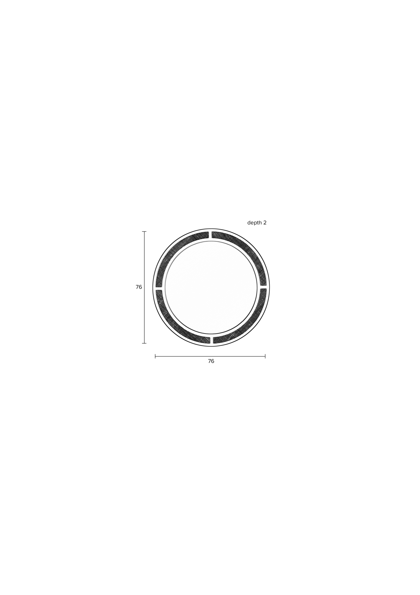 Rein Living Aida Spiegel Rond