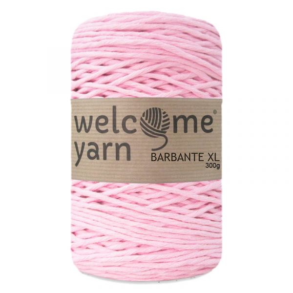 Welcome Yarn Fio Macramê Barbante Xl 3mmx120M Rosa Bebe 02 300G