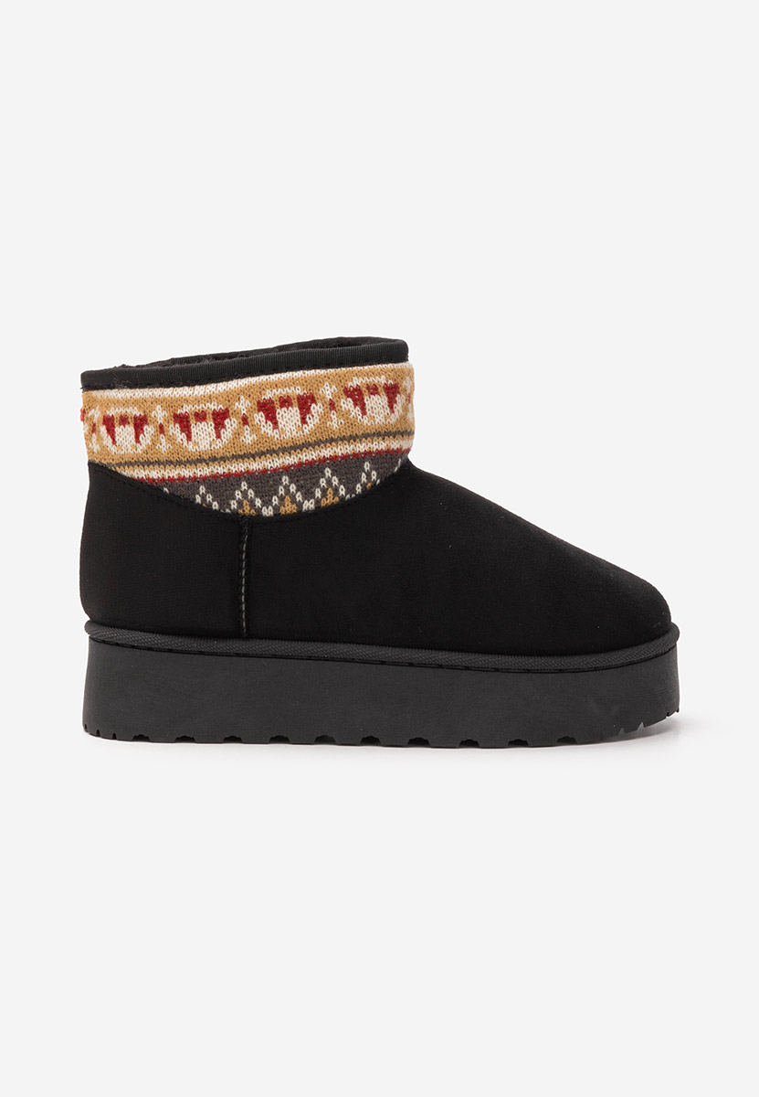 Bottes de neige femme noires Joye