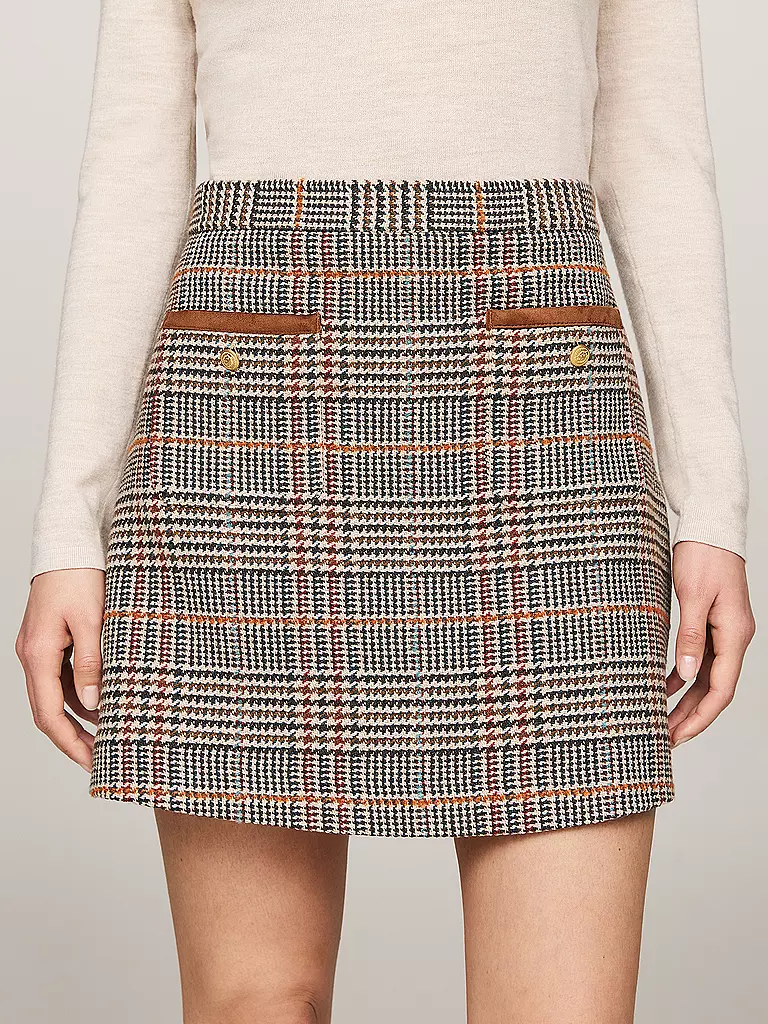 TOMMY HILFIGER Minirock  braun
