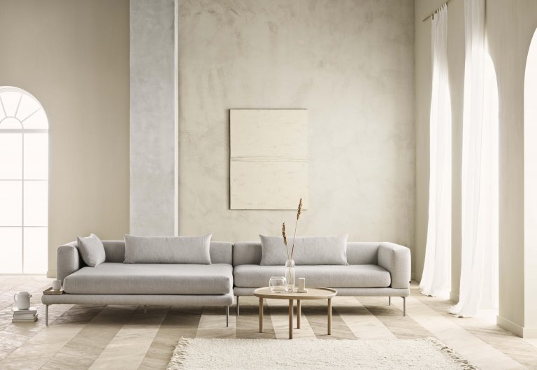 Bolia Trace salontafel Ø75 H38 zwart gebeitst eiken