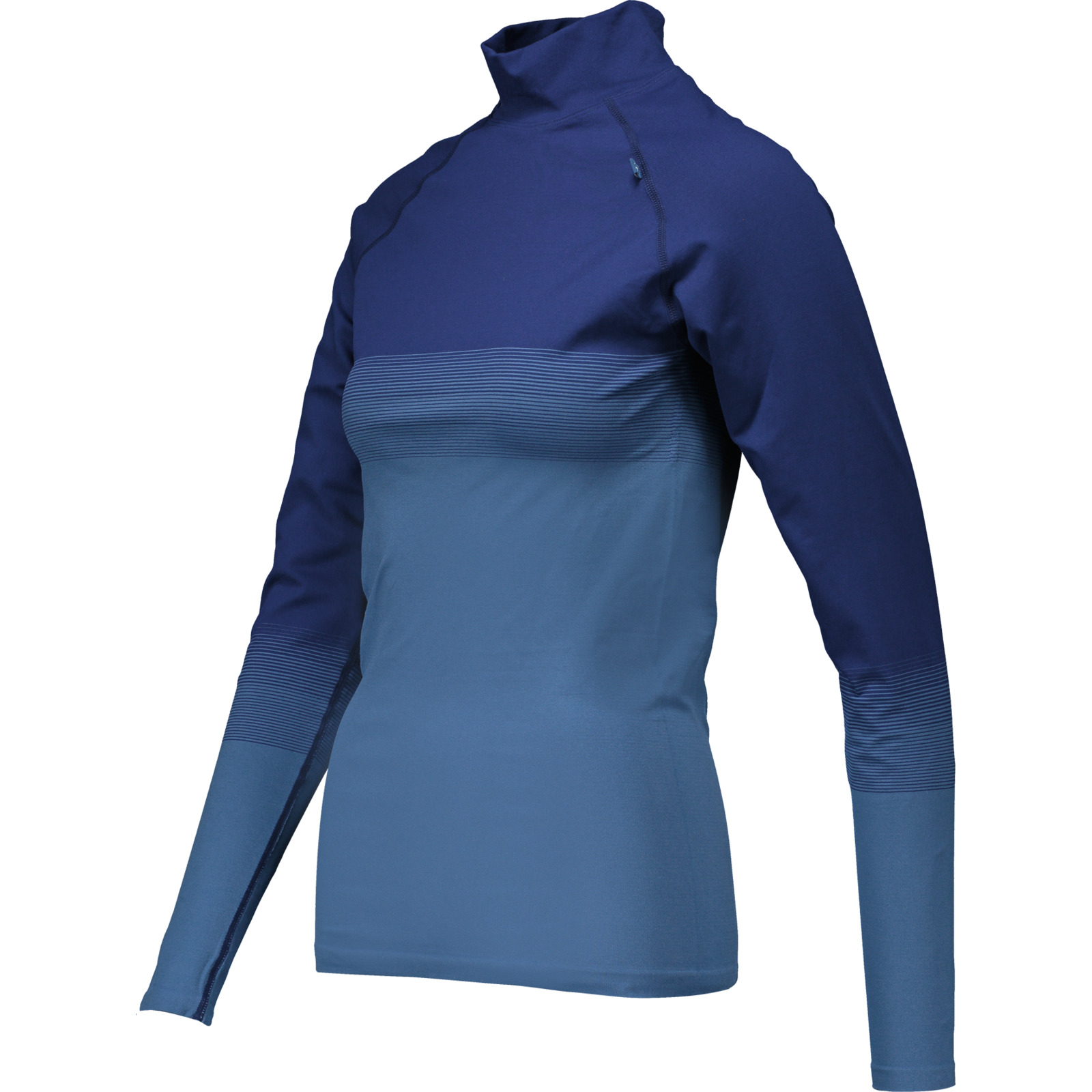 2117 Funk. Shirt Turtle Neck, blau, L/XL