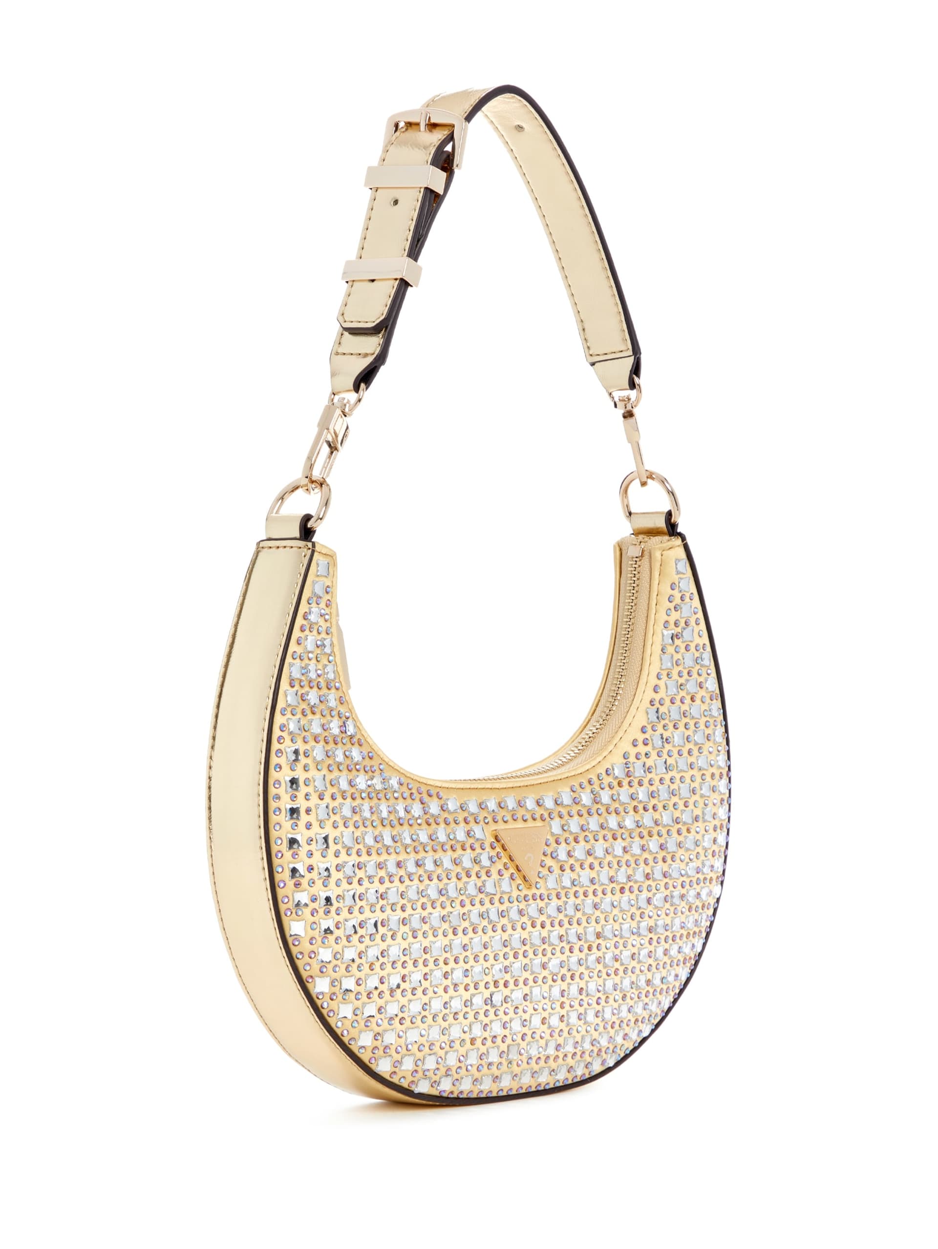 Bolsa Hobo Pequena Lua com Strass