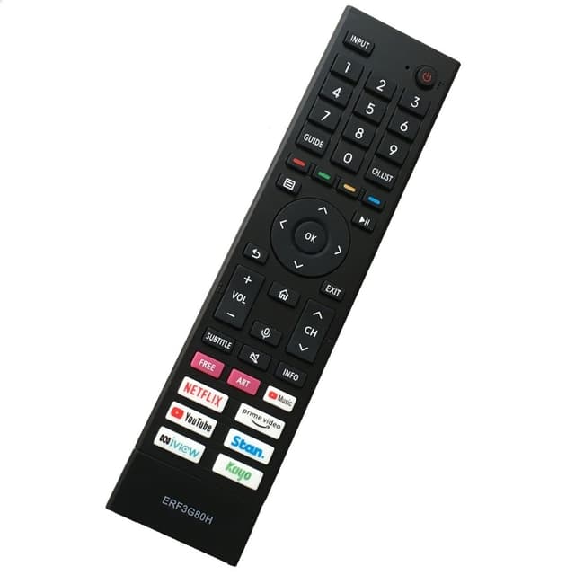 TV fjernbetjening Erstatning for ERF3G80H Til Hisense TV