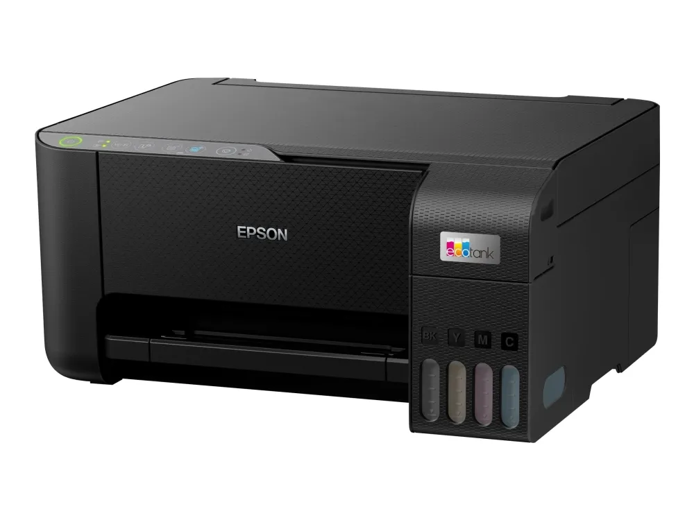 Epson EcoTank ET-2810 - Multifunktionsprinter - farve - blækprinter - ITS - A4 (medie) - op til 10 spm (udskriver) - 100 ark - USB, Wi-Fi - sort