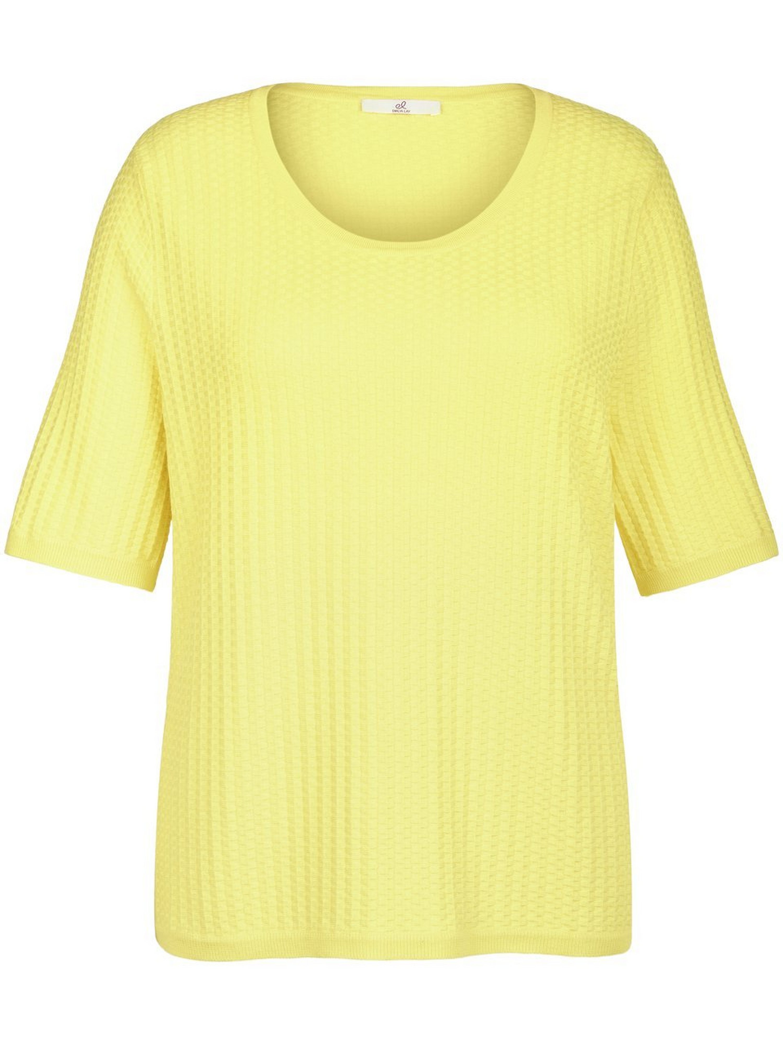 Rundhals-Pullover mit 1/2-Arm