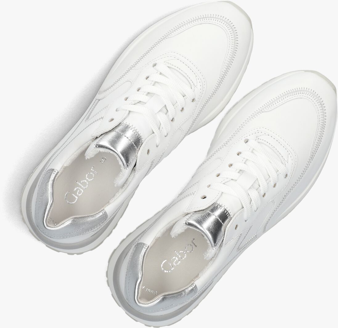 witte gabor lage sneakers 491