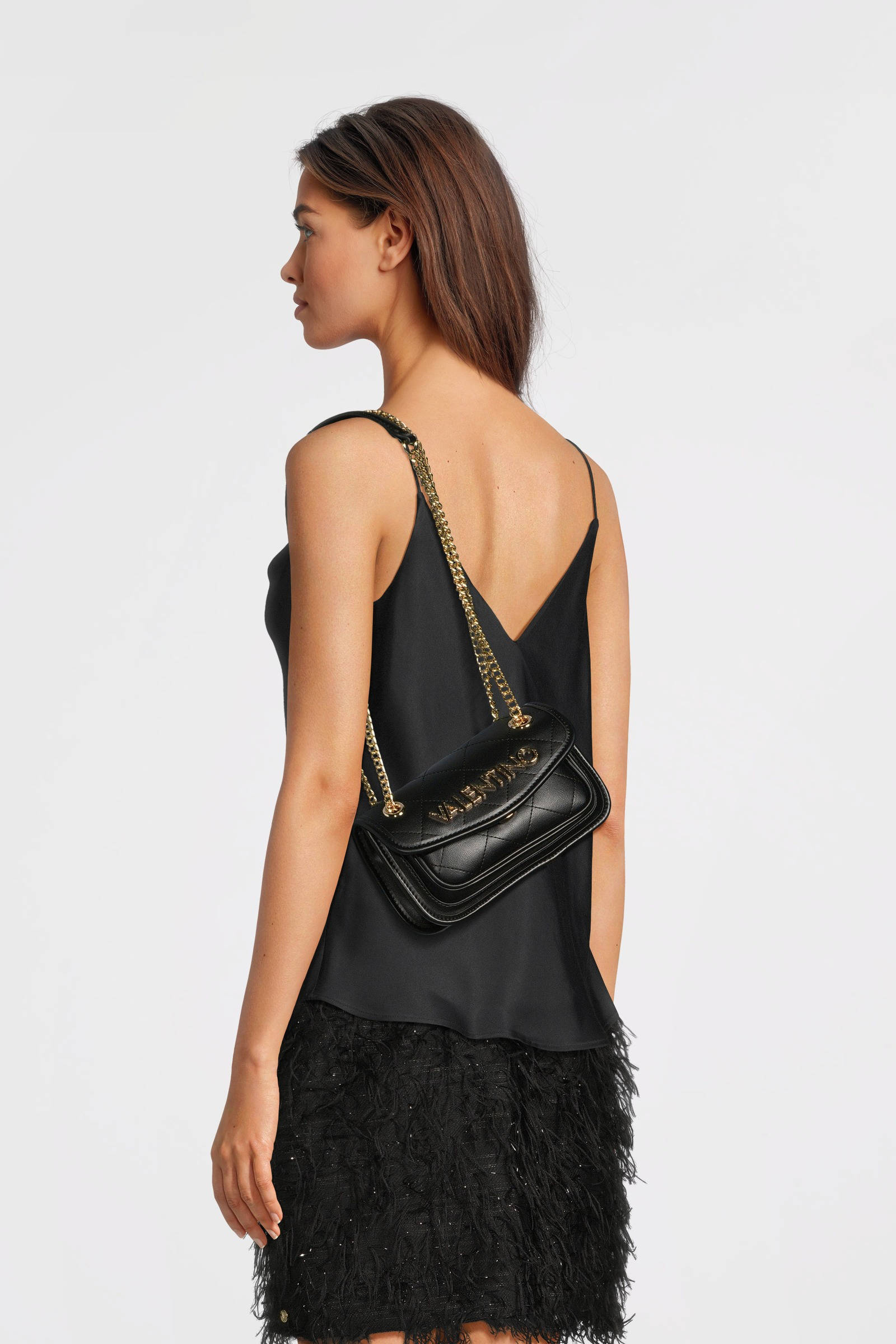 Valentino Bags crossbody tas Mansion zwart