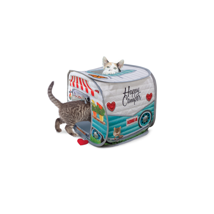 Casa de Brinquedo para Gatos Kong Play Spaces Camper