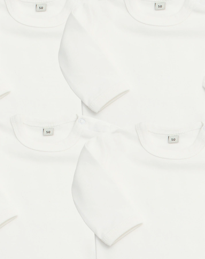 Langarmbody BASIC 4er-Pack in weiß