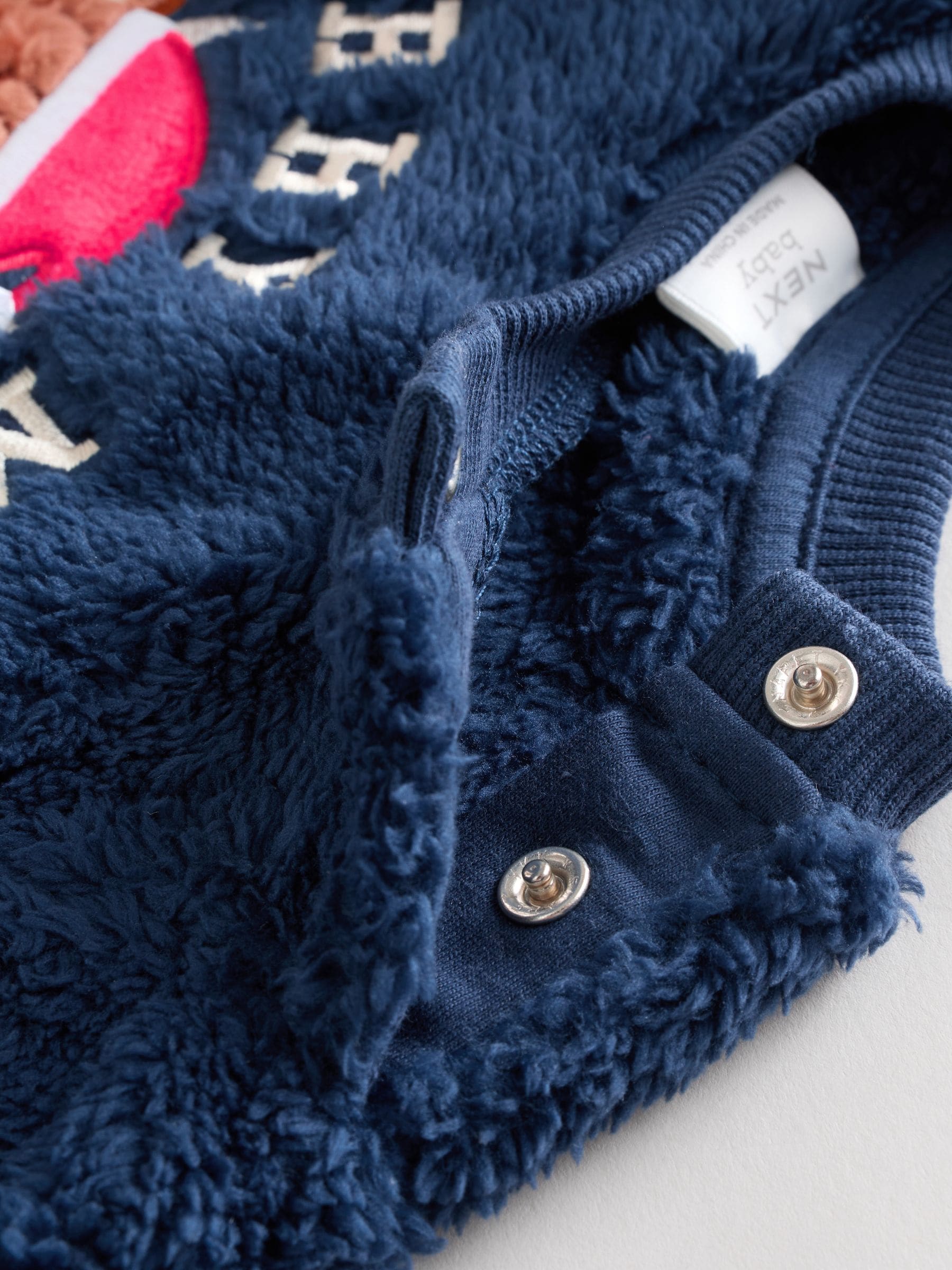 Navy Kerstmis Hamish - Babyset van fleece top en legging (0mnd-3jr)