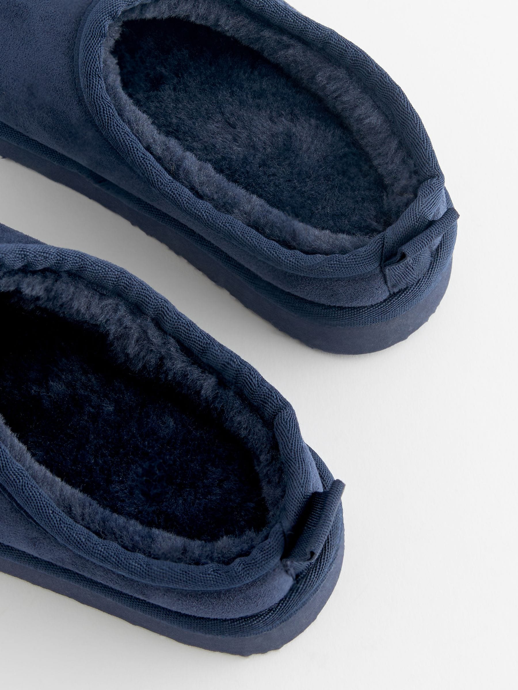 Donkerblauw - Gemakkelijke pantoffelmuiltjes