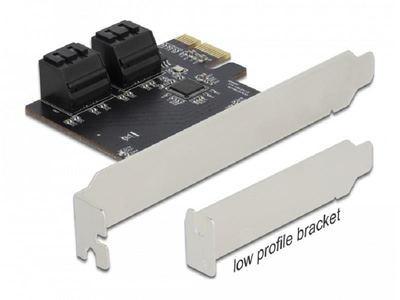 Delock SATA-Controller 4 Port SATA PCI Express x1 Karte LED 4x SATA PCI Express Karte