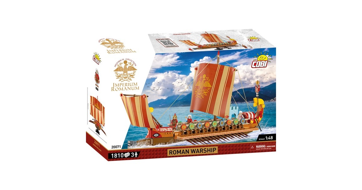 COBIImperium Romanum - Romeins oorlogsschip Constructiespeelgoed