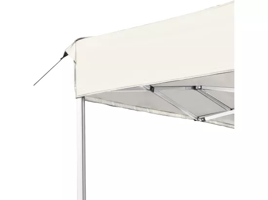 Tente de réception pliable Aluminium 4,5x3 m Crème
