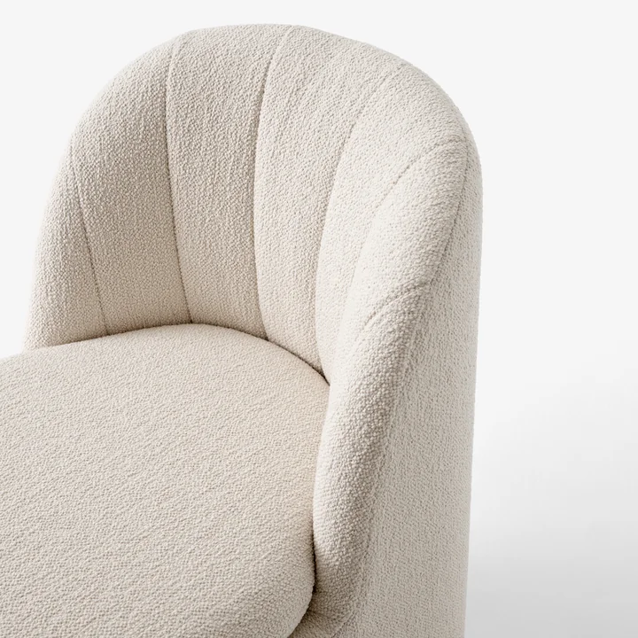 &Tradition - Loafer SC106 Dining Chair, grau (Stoff Kvadrat Cifrado 0771)