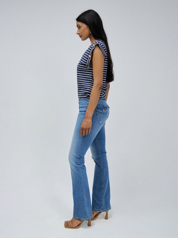 Salsa - Wonder Push Up - Spijkerbroek - Blauw - Bootcut