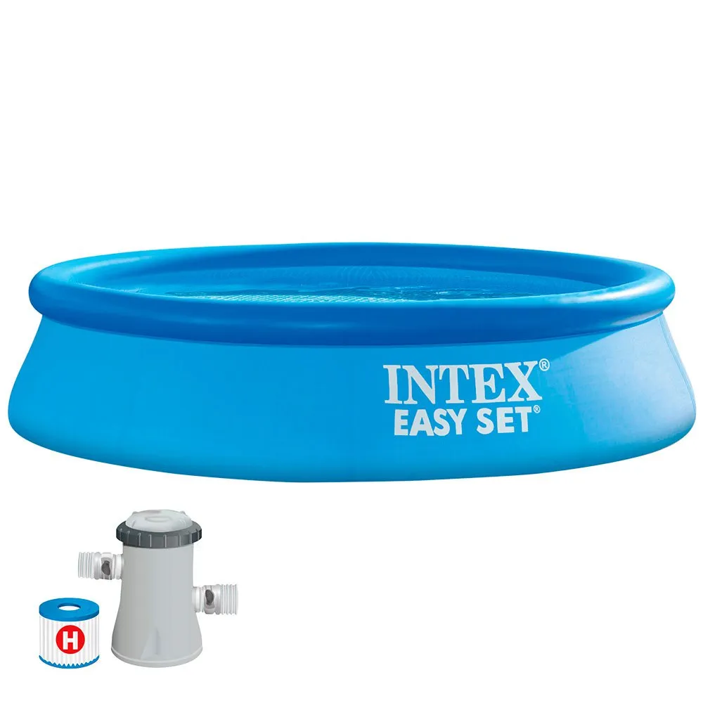 Intex Einfaches Set mit Filterkartuschenpumpe Pool 244x61 cm