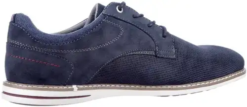 Mustang blauw 4150-310 - maat 48 veterschoen blauw - maat 48 Calandschoen