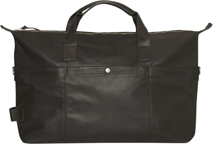 Matinique Weekender L Leather Bag Brun