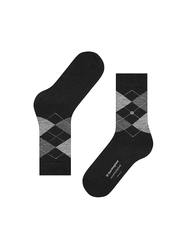 BURLINGTON Damen Socken MARYLEBONE 36-41 black schwarz