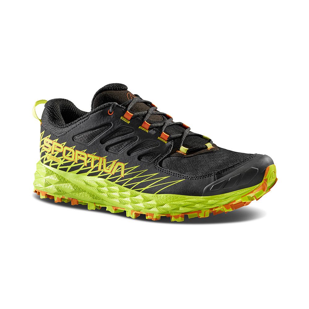 La Sportiva LYCAN GTX - Chaussures trail Homme black/lime punch