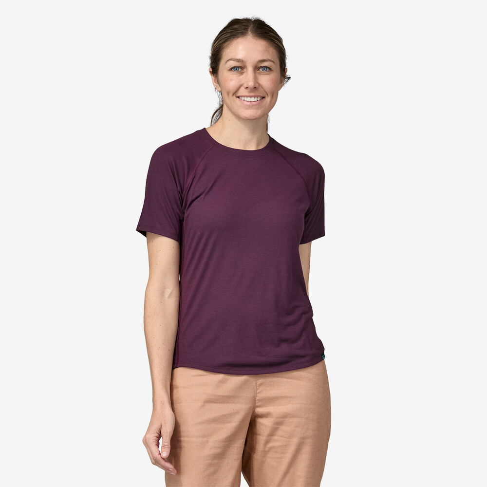 Capilene Cool Trail Shirt für Damen mit kurzen Ärmeln