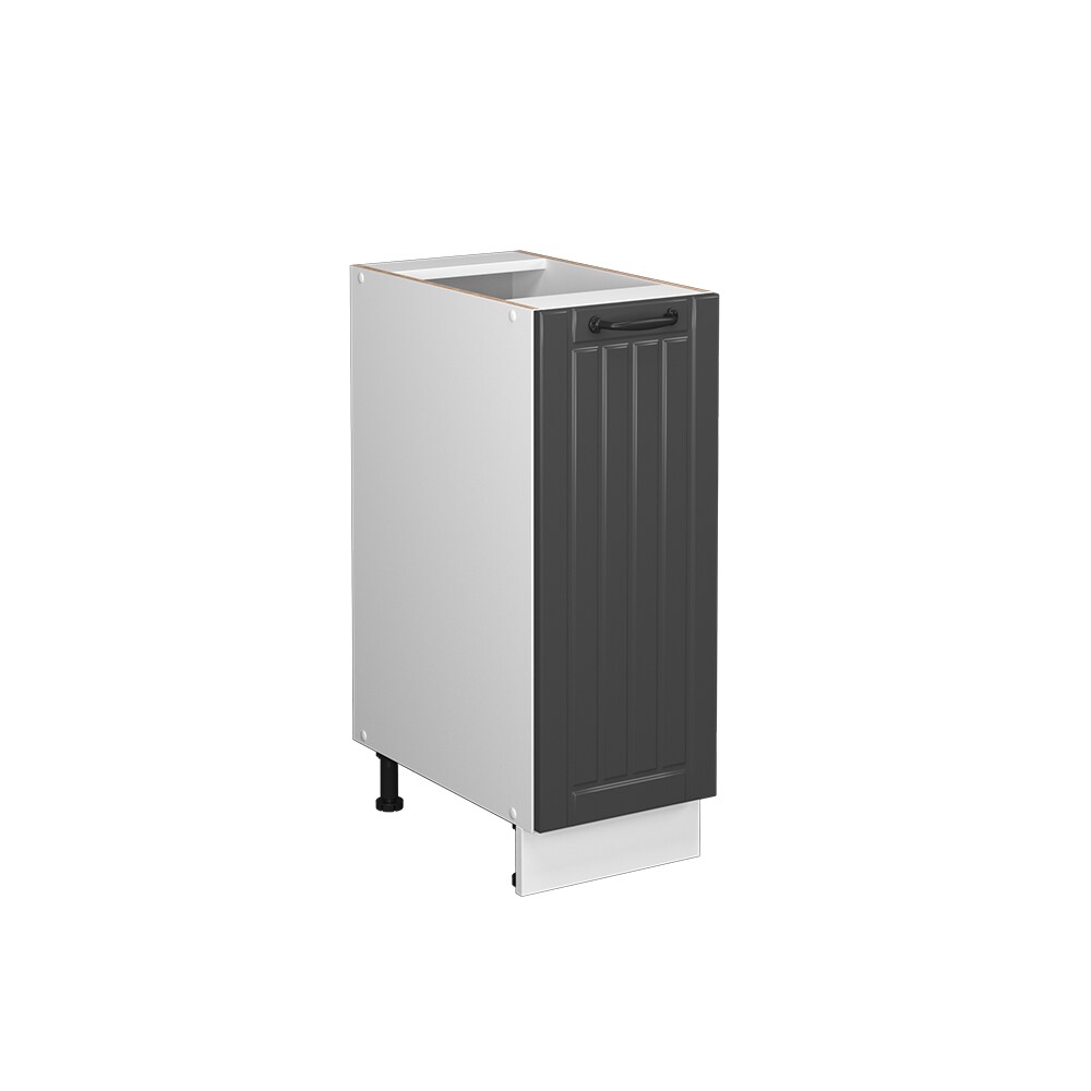 Vicco Apothekerunterschrank Küchenschrank Küchenmöbel Fame-Line Weiß Dunkelgrau Landhaus 30 cm modern