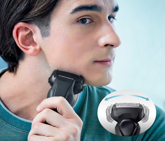 Panasonic Elektrorasierer »ES-RT37-K« Langhaartrimmer Nass-/Trocken-Rasierer