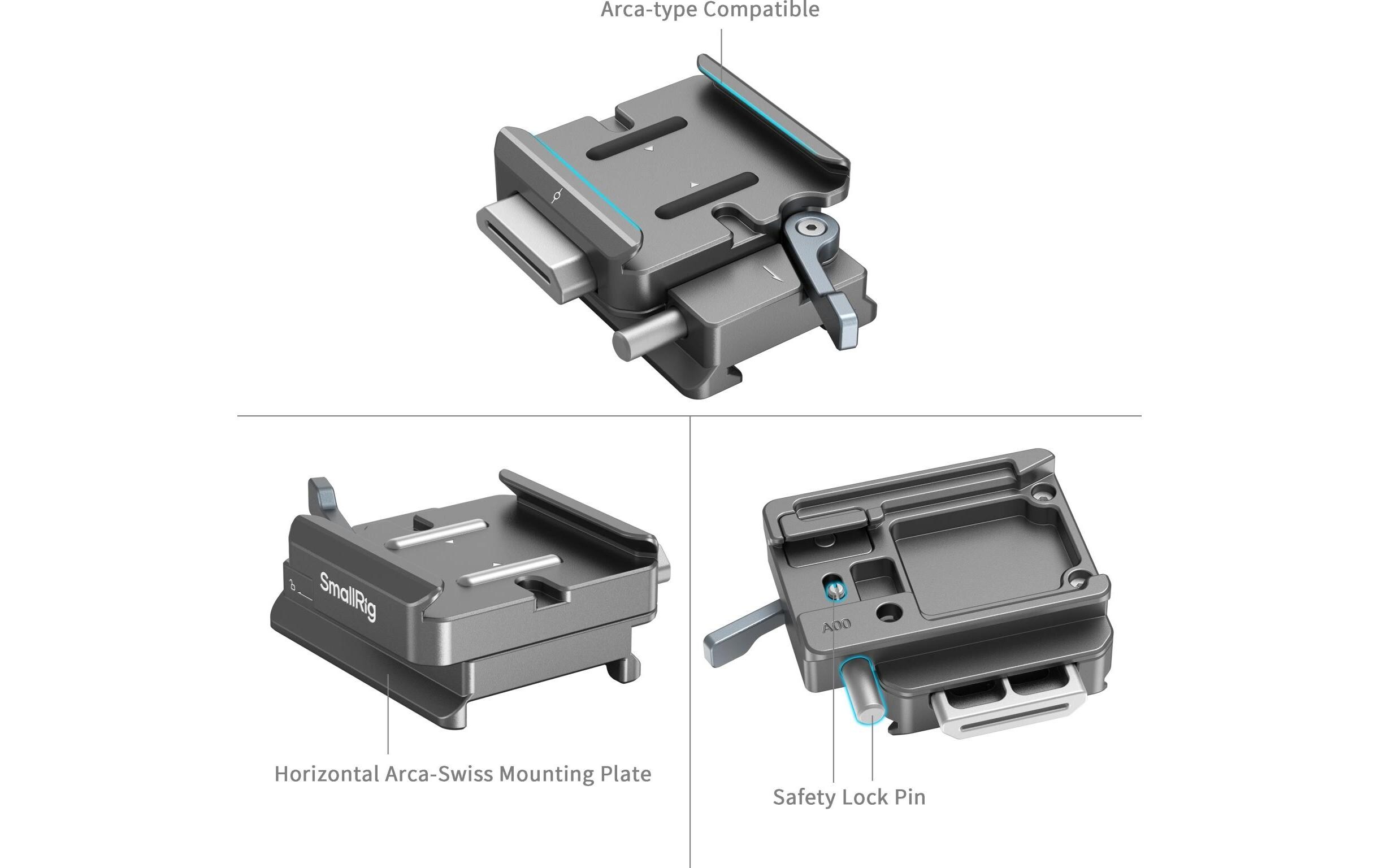 HawkLock H38 Arca-Swiss QR-Platte für DJI-StabilisatorenArca-Swiss-Schnellwechselplatte