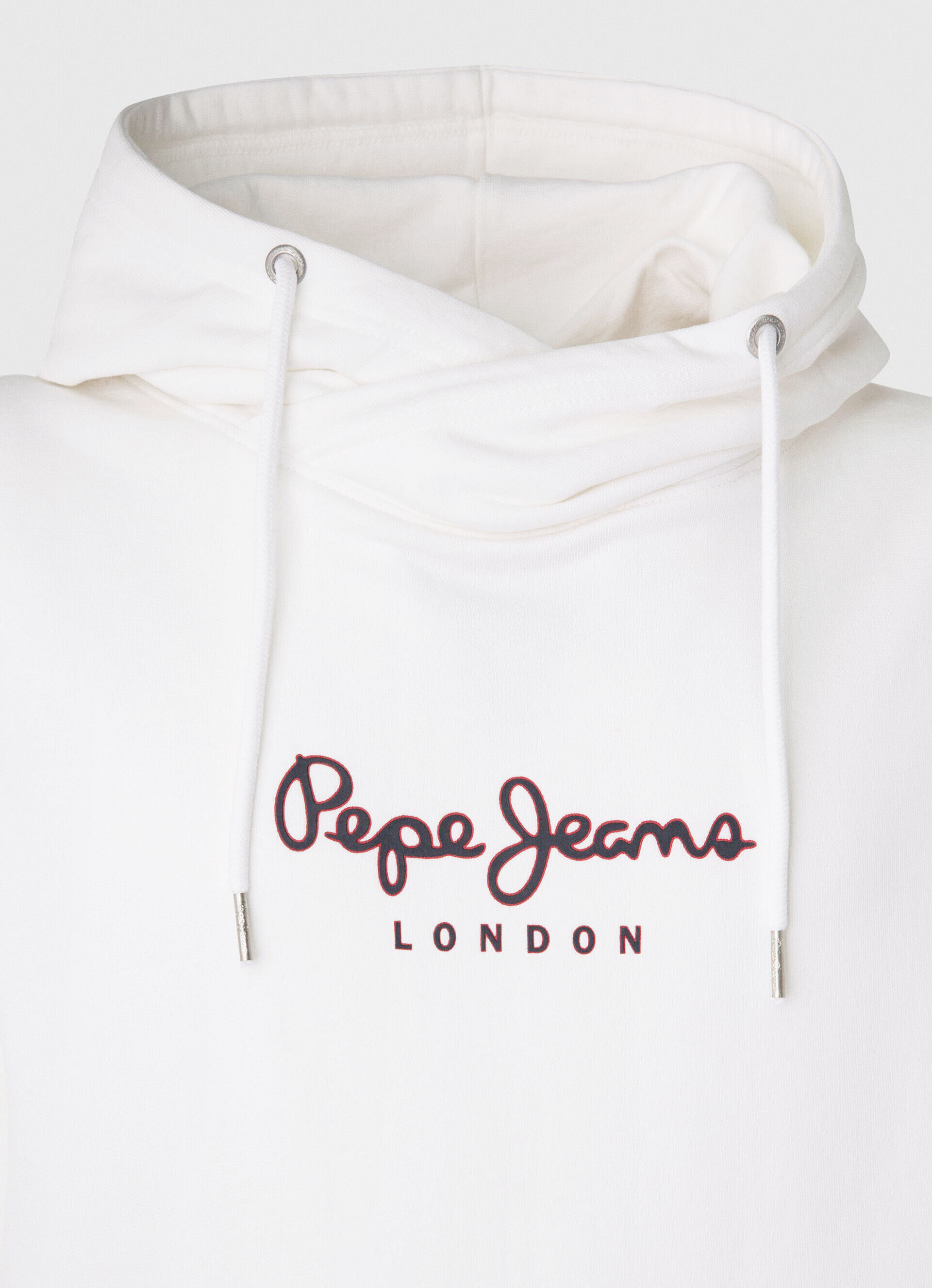 MOLETOM COM LOGOTIPO DE ALTA DENSIDADE - branco