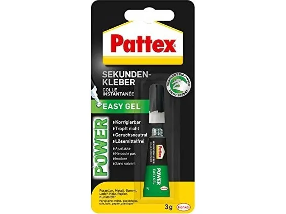 Pattex 9H PSPS2, Gele, Blister, 1 stk, Opløsningsmiddel