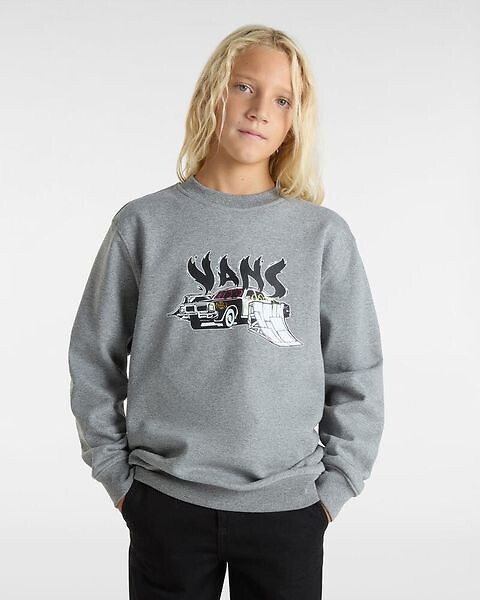 VANS<br>Suéter liso, gola redonda e mangas compridas