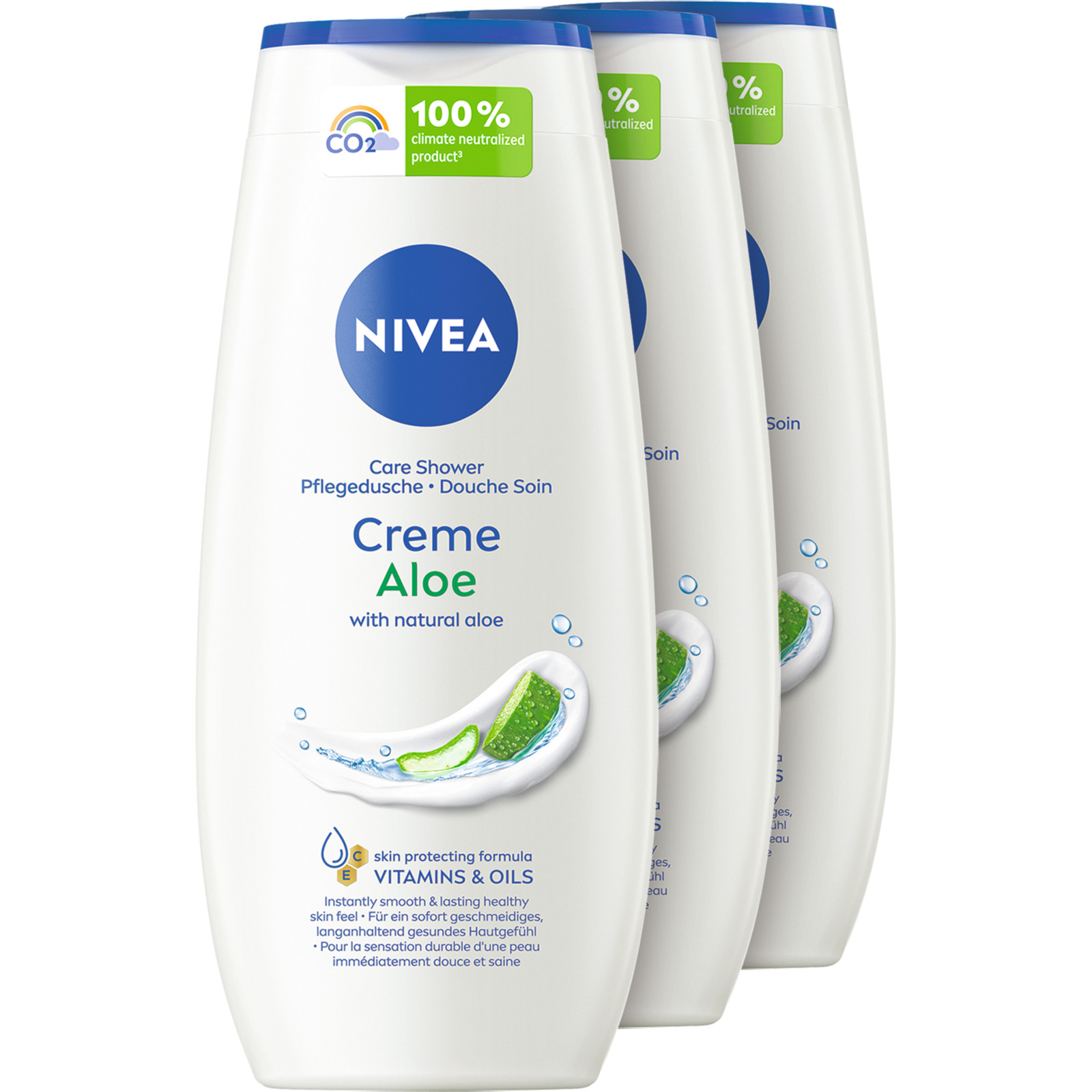 Nivea Pflegedusche Creme Aloe Vera 3 x 250 ml