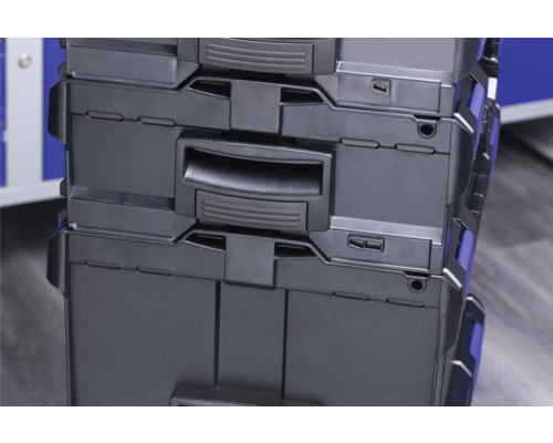 Gereedschapskoffer met kleine onderdeleninzetstuk Industrie L-BOXX 102 maat 1 445 x 118 x 358 mm zwart