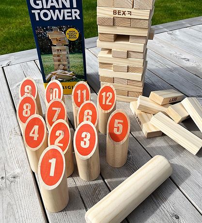 Bex Sport Gartenspiele - Holz - Number Kubb Family