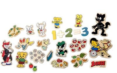 Bamse Magnetiske Tall og Figurer