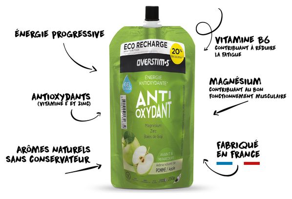 Eco-recharge Gel Overstims Antioxydant Pomme verte - 250g