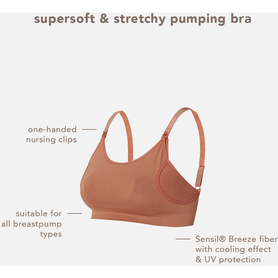 Noppies Nahtloser Still-BH pumping Mae Sensil® Breeze Hazel