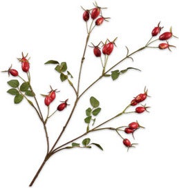 Silk-Ka kunsttak Rozenbottel rood 67 cm