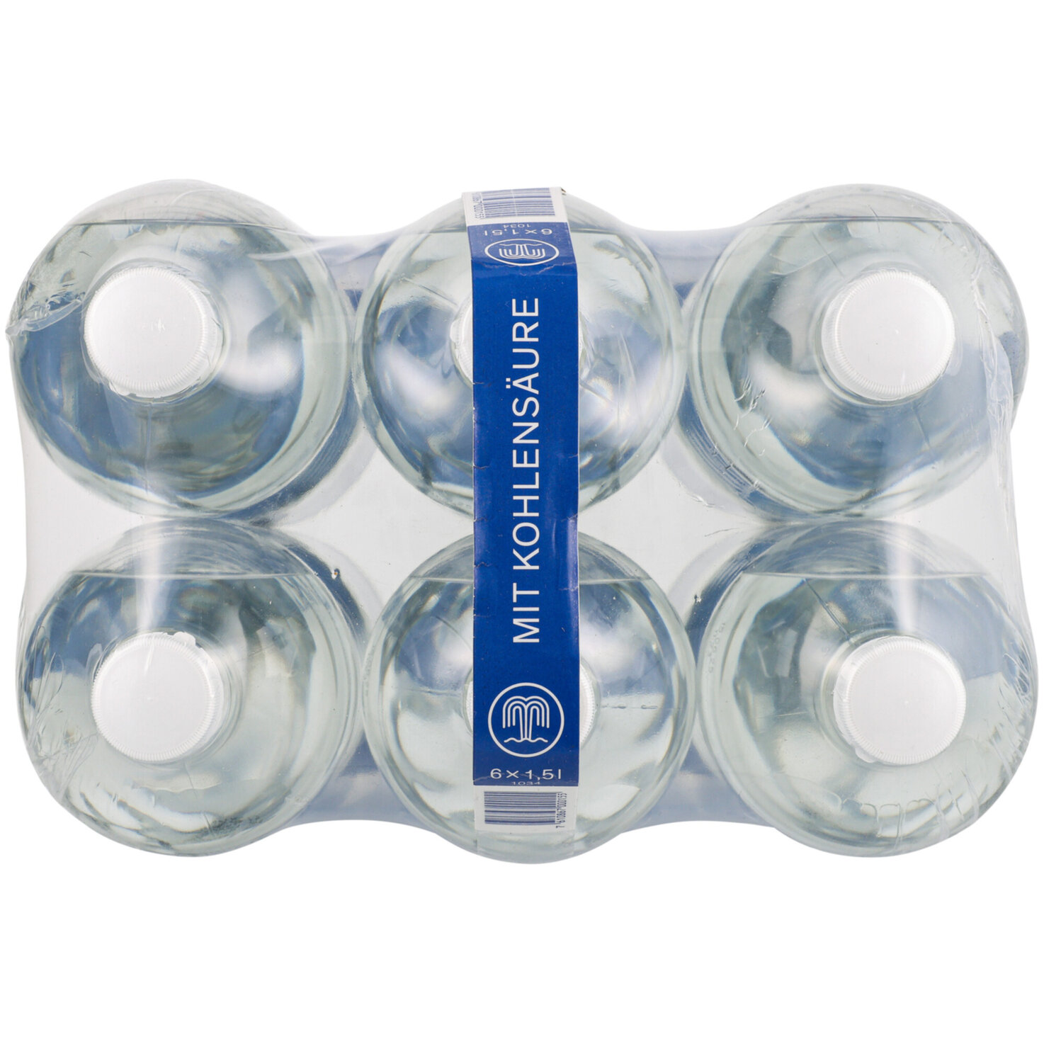 Knutwiler Blau Mineralwasser mit Kohlensäure 6x1,5l