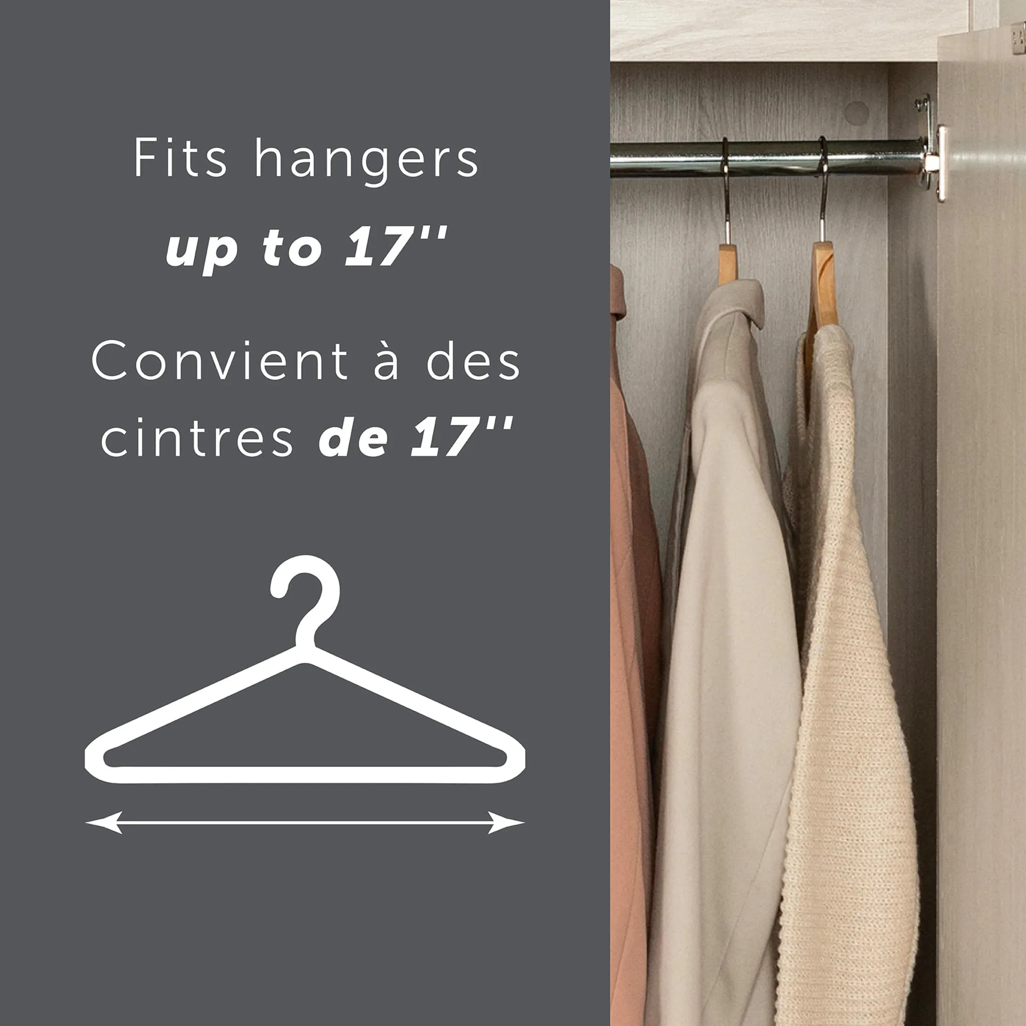 South Shore Commode à porte 5 Tiroirs - Hype Chêne Hivernal