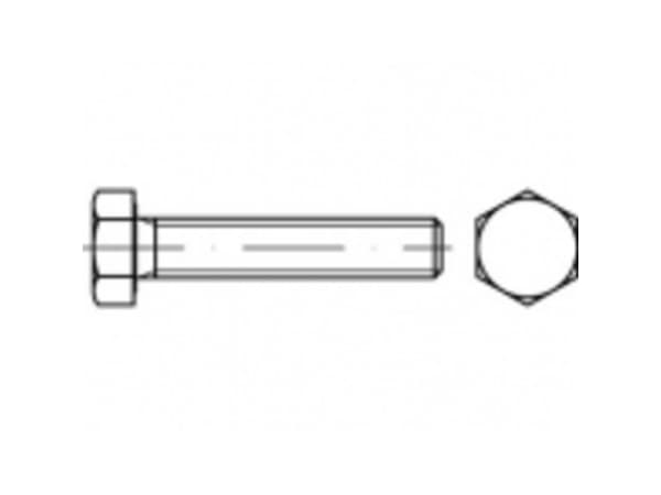 TOOLCRAFT TO-5366622 Sekskantsskrue M6 45 mm Udvendig sekskant Rustfrit stål A2 100 stk