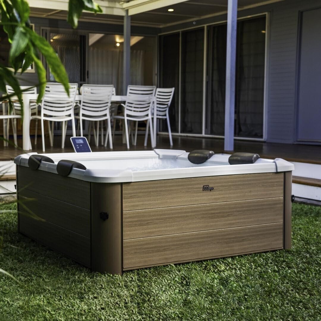 Premium MSPA LED Whirlpool Outdoor Pool 160x160 UVC+OZON Oslo Amber +App 2025