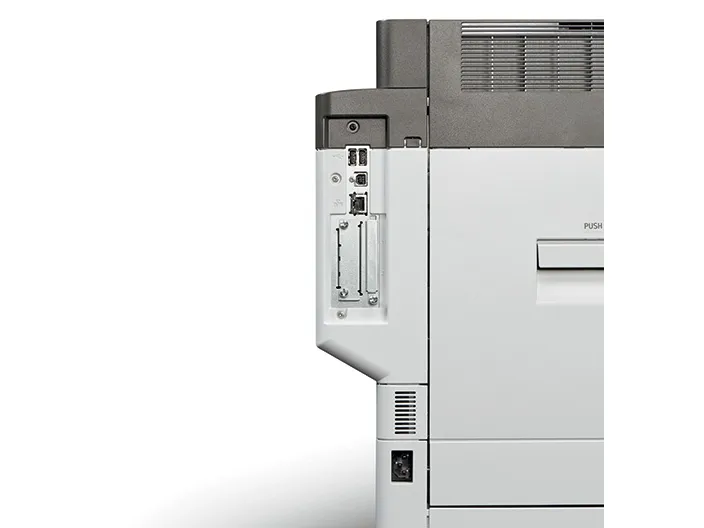 Ricoh C600 - Printer - farve - Duplex - laser - A4/Legal - 1200 x 1200 dpi - op til 40 spm (mono) / op til 40 spm (farve) - kapacitet: 600 ark - USB 2.0, Gigabit LAN, USB 2.0 vært