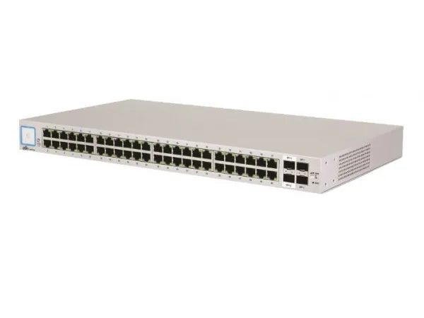 Ubiquiti UniFi Switch USW-48-POE - Switch - Administreret - 48 x 10/100/1000 (32 PoE )   4 x Gigabit SFP - monterbar på stativ, desktop - PoE  (195 W)