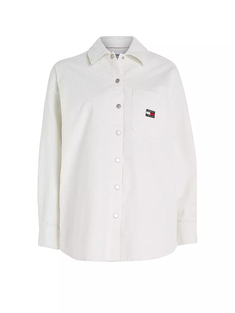 TOMMY JEANS Overshirt weiss