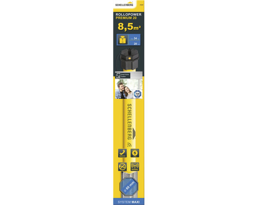 Buismotor Rollopower Premium Maxi Schellenberg 21221 met radiografische besturing, trekkracht 34 kg