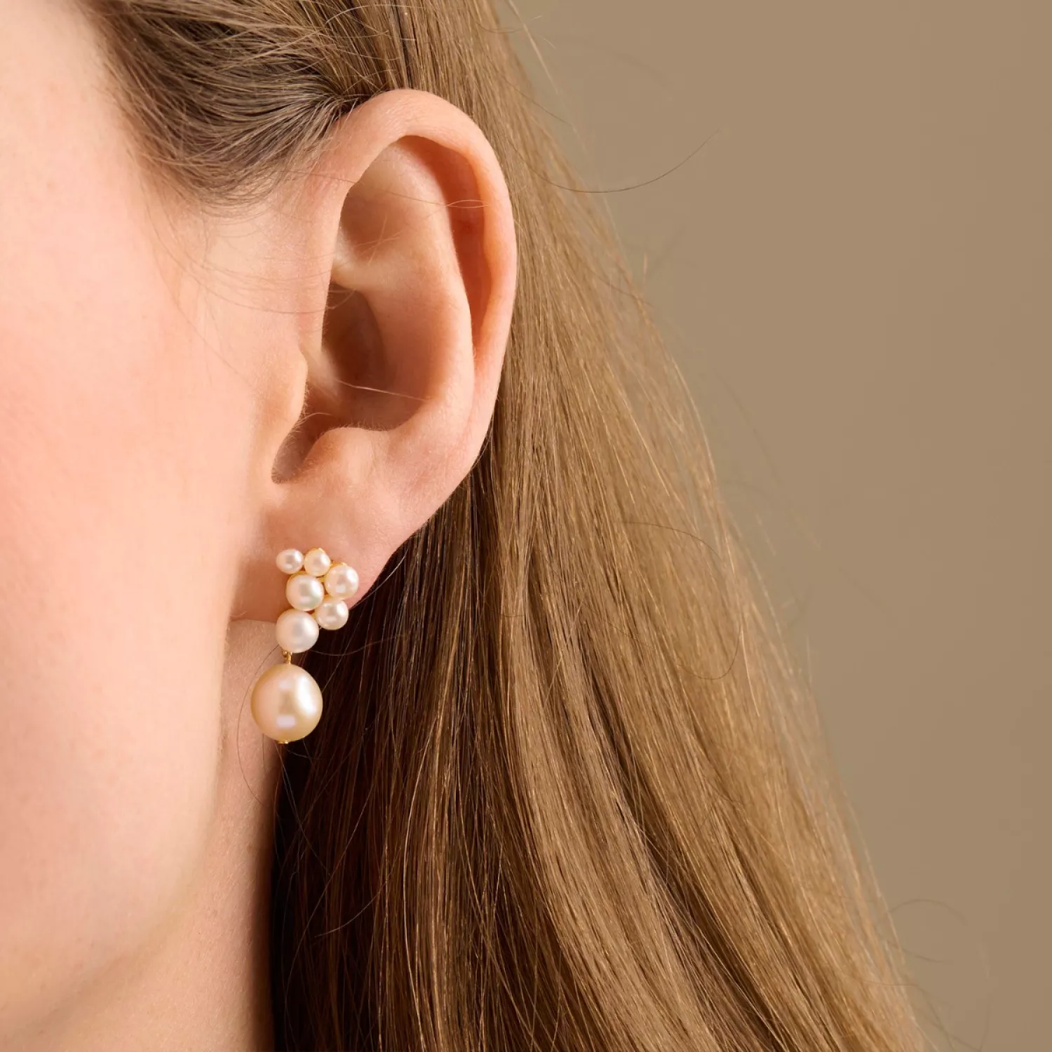 Pernille Corydon Ocean Treasure Øreringe 18 kt. Forgyldt Sølv e-445-gp